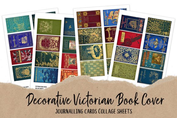 Download Vintage Victorian Book Covers ATC Cards - Atc Collection