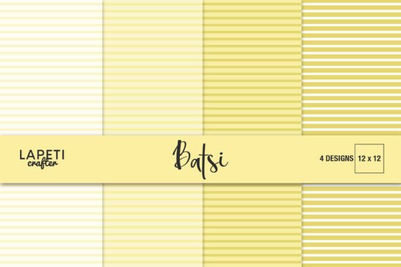 Download Yellow Stripes Digital Paper - Digital paper Collection