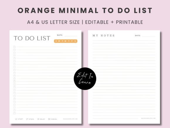 Download Printable to Do List Canva Template - To do list Collection