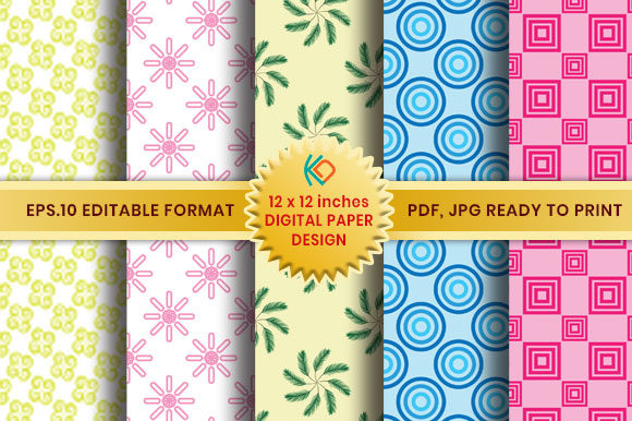 Download Digital Paper Design Print Templates - Digital paper Collection