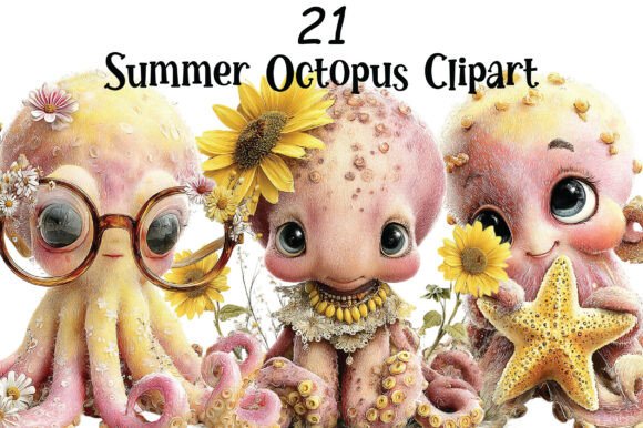 Download Summer Octopus Clipart - Premium Resources