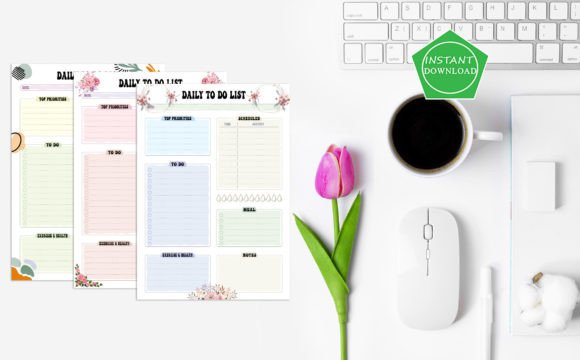Download Daily to Do List Colorful Design Planner - To do list Collection