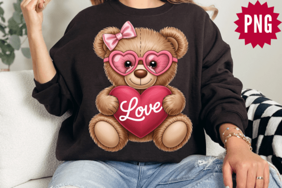 Download Valentine Teddy Bear Heart Latch Hook PN - Atc Collection