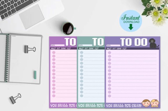 Download To Do List Schedule Cute Dog Template - To do list Collection