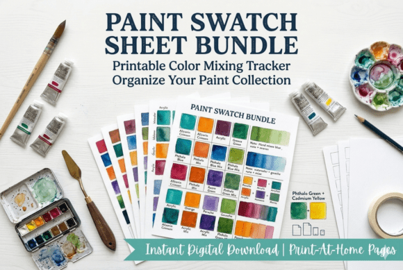 Download Paint Swatch Sheet Bundle - Atc Collection