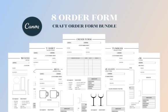 Download Editable 8 Order Form | Craft Order Form - Craft order form Collection